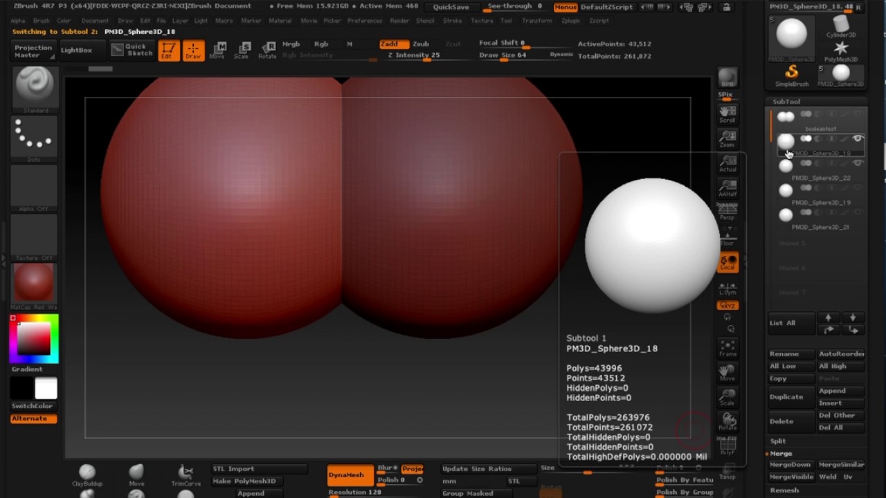 zbrush boolean show issues