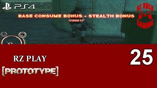 Rz Game Play PROTOTYPE® | PS4™| Part 25 - Base Consume And Stealth Bonus