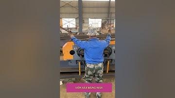 Cận cảnh quá trình uốn thép tại sưởng gia công. #shorts .