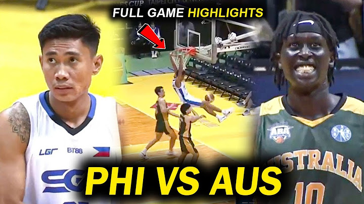 Strong Group PH vs Australia Highlights | Lumipad si Rhenz Abando Kontra sa mga Aussies! Dunk Party!