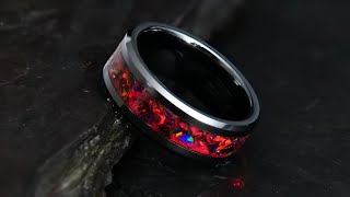 How To Make The Phoenix Ring - Black Ceramic Inlay Tutorial
