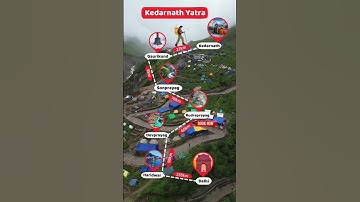 Delhi to Kedarnath Route Map | Haridwar to Kedarnath Yatra Video