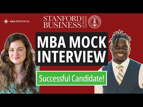 Stanford GSB MBA Mock Interview | Real Questions & Answers With a Successful Admit