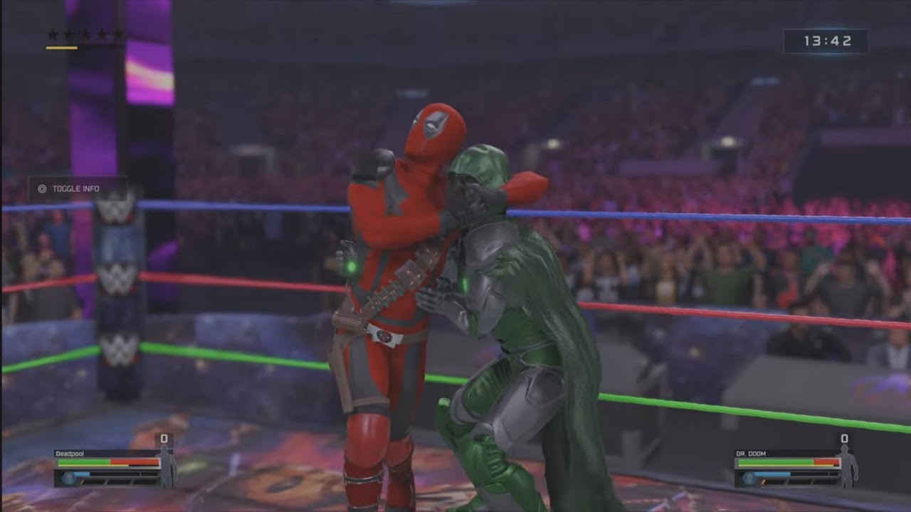 Deadpool VS Dr. Doom aka Ryan Reynolds vs Robert Downey Jr. - Super Powered Wrestling
