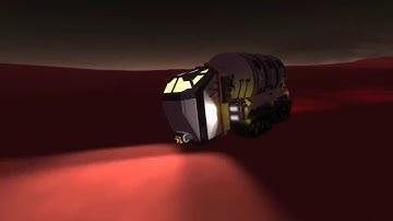 Kerbal Space Program Tracked Karbonite Transport on Duna