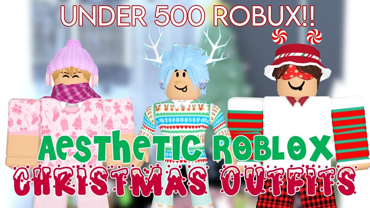 Roblox Aesthetic Christmas Boy Outfits under 500 ROBUX! - YouTube