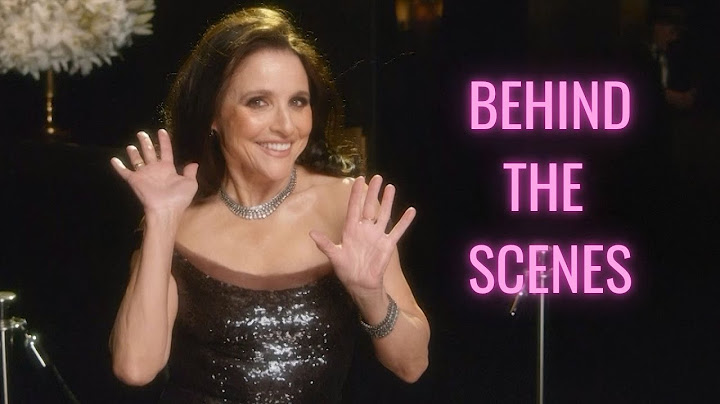 E! GLAMBOT: Julia Louis-Dreyfus BTS at SNL 50