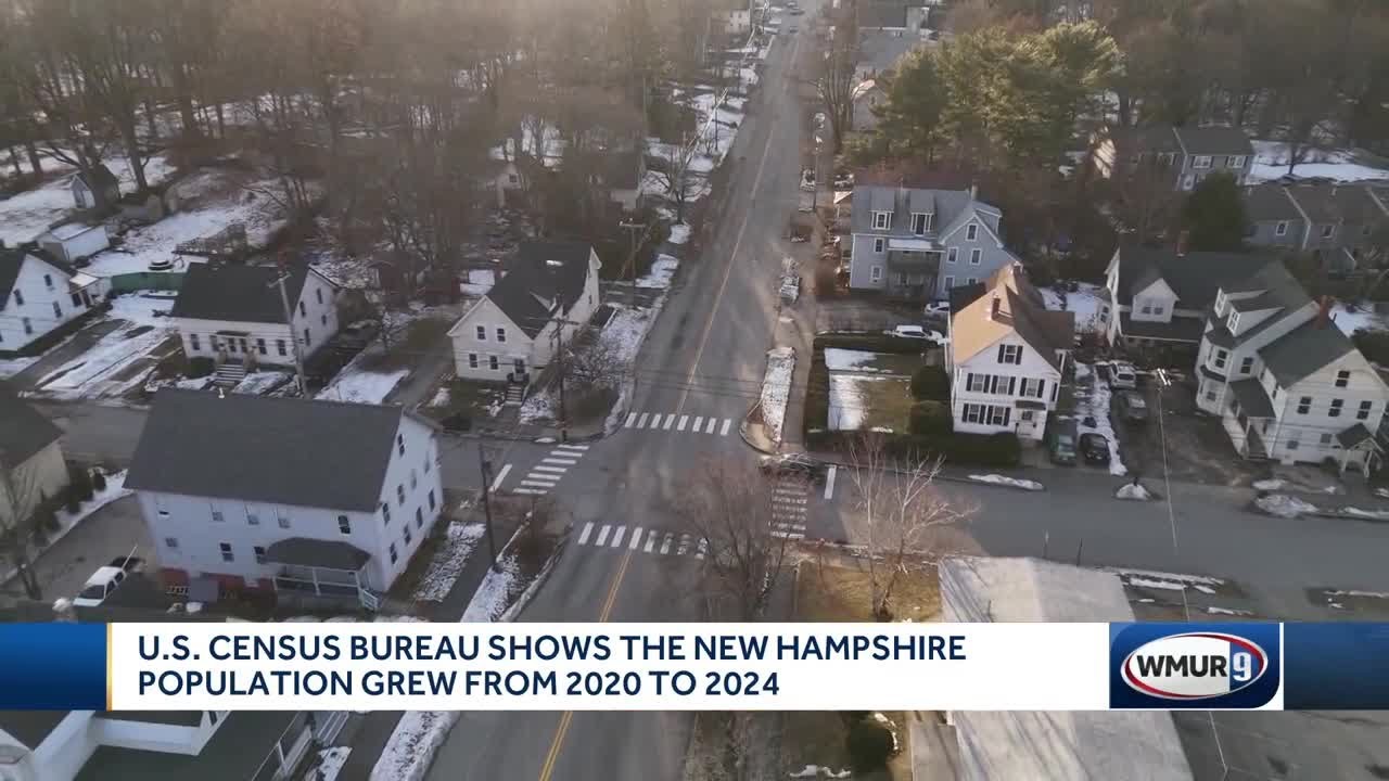 New Hampshire population jumps 2.3% since 2020, according to US Census Bureau