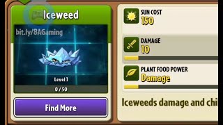 Plants vs. Zombies 2 Iceweed Almanac Preview