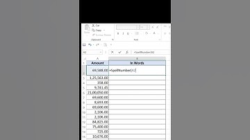 Convert Number to Words in Excel | Tech number to Words in Excel Tech #exceltech #exceltips