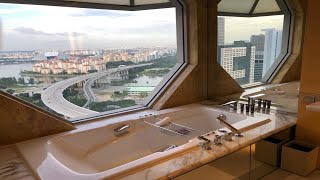 Staying at a Modern Luxury Hotel Full 1 Day Tour | Ritz-Carlton Millenia Singapore