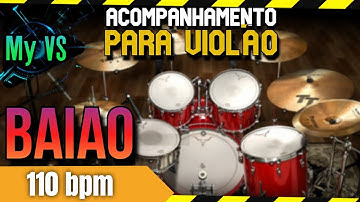 🥁 Loop de Bateria BAIÃO para Tocar e Compor | bpm 110 [Atualizado]