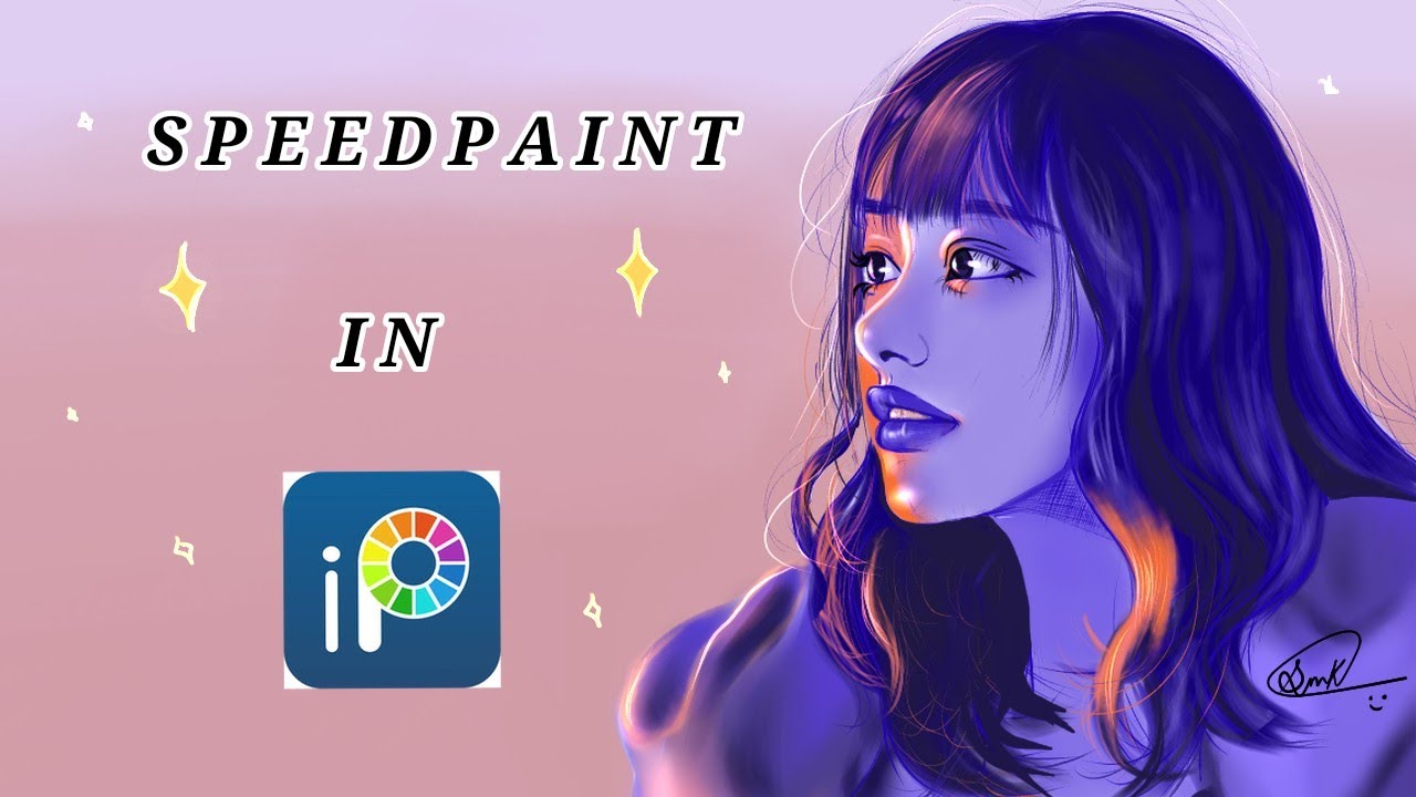 [Speedpaint] in Ibispaint X on Samsung galaxy tab s6 lite - YouTube