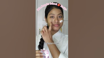 UNDER Rs.10/- School Makeup❌ No Makeup School Look ✔️ ?? #viralvideo #shorts #school #makeuplearn