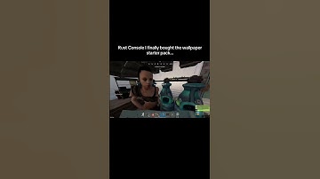 Rust Console I finally bought the wallpaper starter pack…#shorts #rust #rustconsole