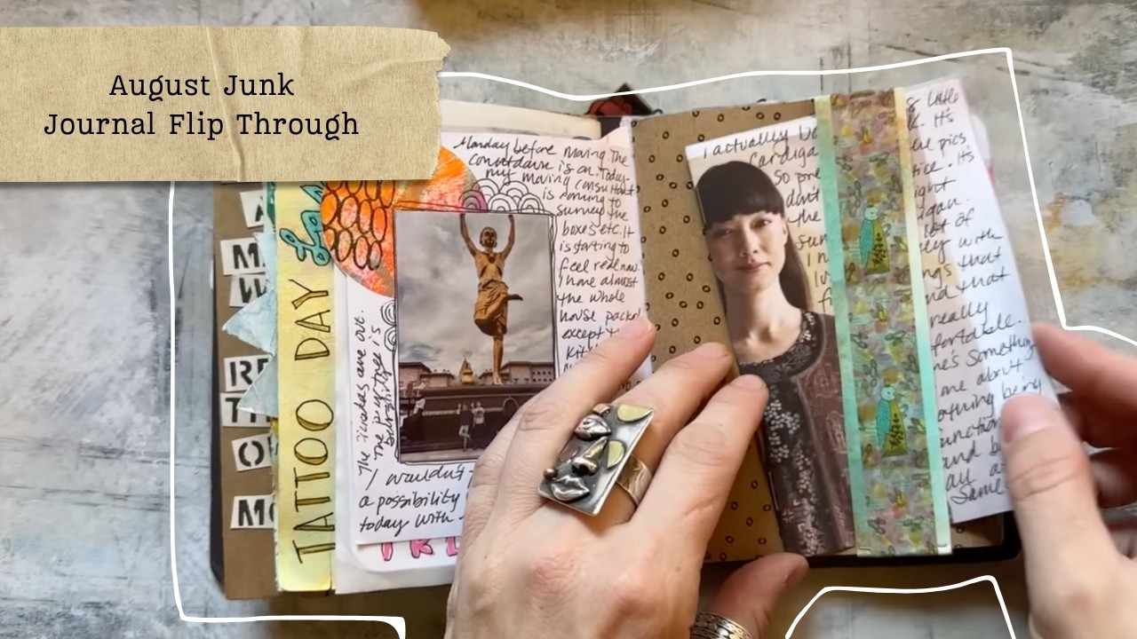 Junk Journal Flip Through August