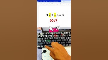 Type Multiplication & Division Symbols Instantly in MS Word – No More Copy-Paste!#MSWord