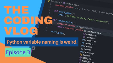 Making a Rock, Paper, Scissors Game in Python (The Coding Vlog Ep 3)