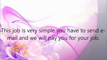 Email sending jobs without investment and registration fees