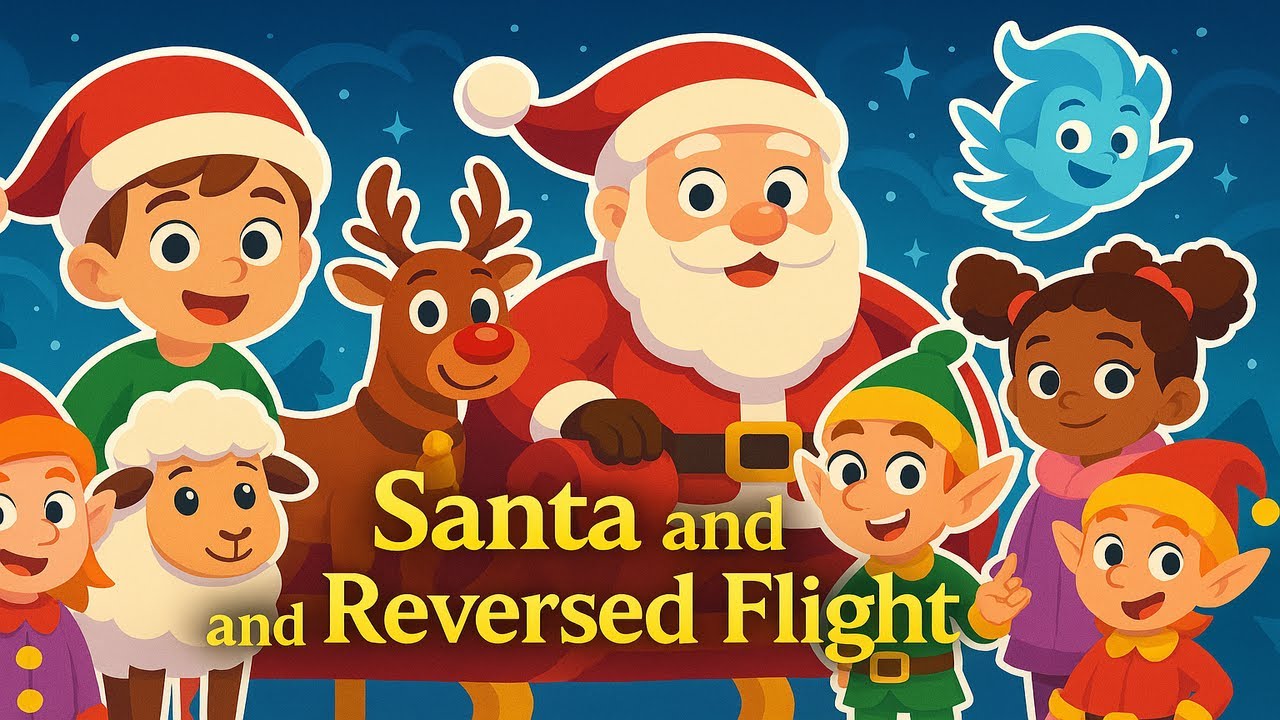 Santa and the Reversed Flight | Finn & Dolly Save Christmas | Full Animated Movie for Kids