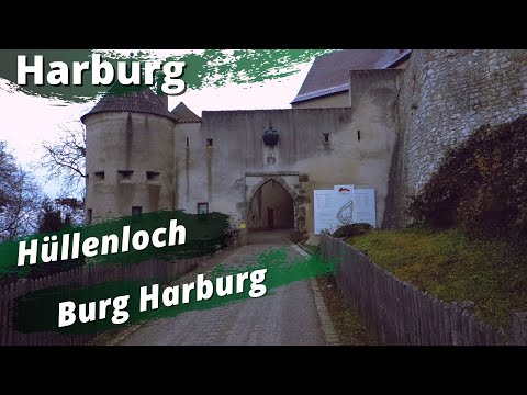 Harburg Wandern - Burg Harburg und Hüllenloch