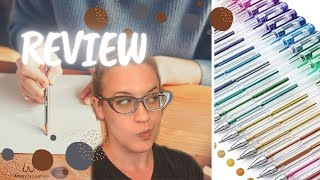 Mr. Pen Metallic Gel Pens REVIEW: Plus Time Lapse Drawing!