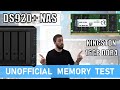 Synology DS920+ NAS Kingston 16GB Memory Test