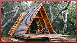 man builds wood cabin in the alaskan wilderness | by @norsetoalaska