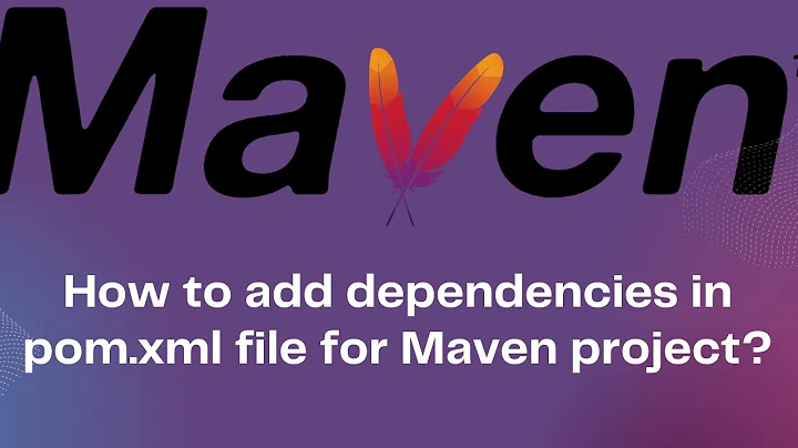 🔴 How to add dependencies in pom.xml file for Maven project?