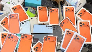 😮Great Day🥰! i Found iPhone 17 Pro Max_Galaxy S24 Ultra & More... || Restore iPhone 14 Pro Cracked