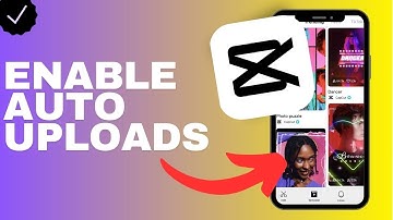 How to enable the auto upload at projects in the Capcut app?