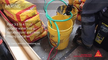 How to Install Self-Leveling Underlayment with Sika Level-125CA