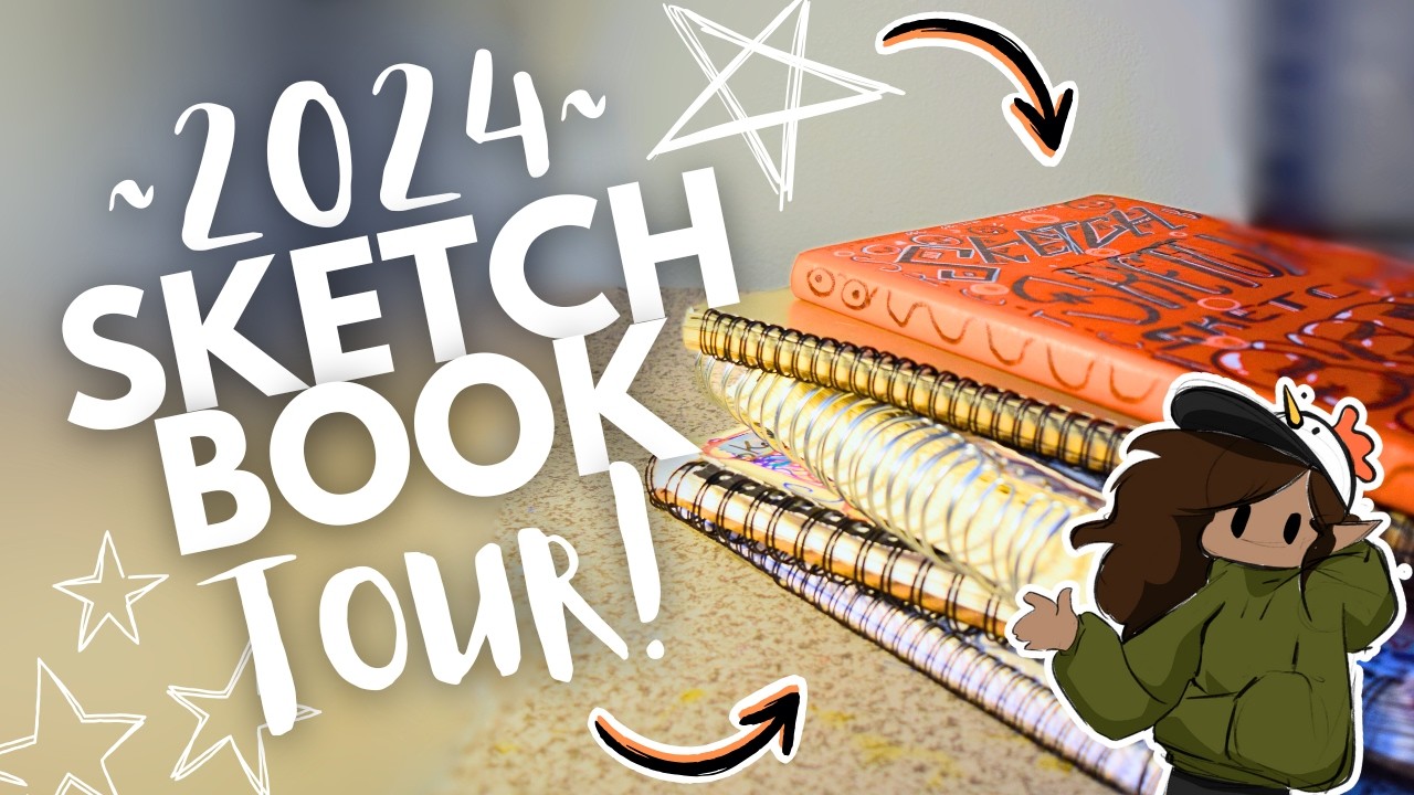Showing all of my 2024 Sketchbooks! - YouTube