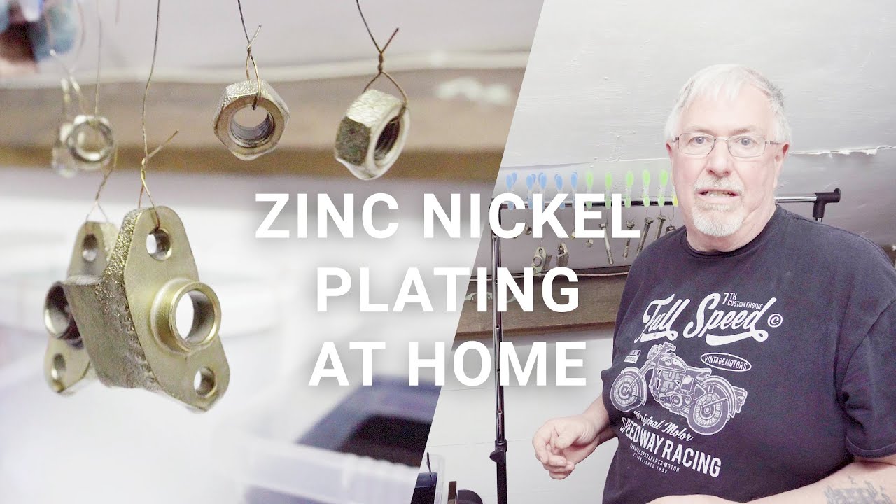 Zinc Nickel Plating Kit With Yellow Passivate  How To Plate Metal Parts &  Restore Old Fasteners 