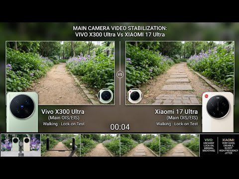 Vivo X300 Ultra Vs Xiaomi 17 Ultra Video Stabilization Test: Main Camera Video Stabilization!