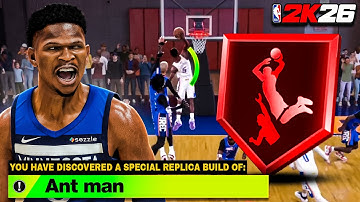 ANTHONY EDWARDS BUILD is AMAZING in RANDOM REC on NBA 2K26! CRAZY CONTACT DUNKS