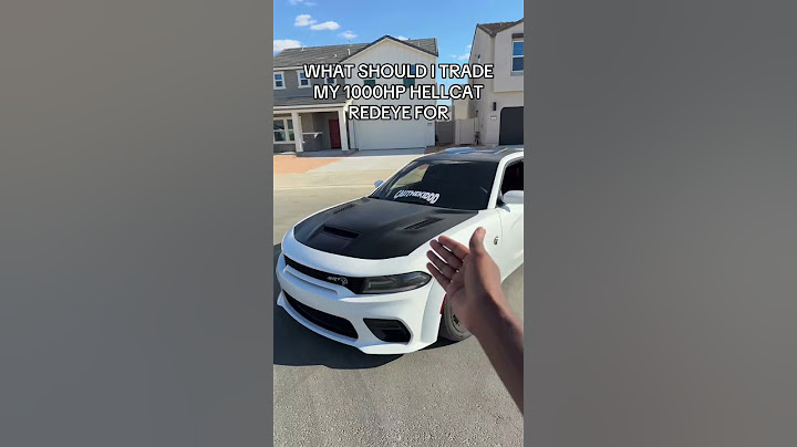 TRADING MY HELLCAT REDEYE FOR A SUPERCAR?! #hellcat #srt #cars #cartok #supercars