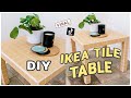 I wish I knew this before I made this tile table... | Viral TikTok DIY | IKEA hack | If Only April