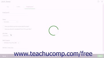 QuickBooks Online Plus 2017 Tutorial Handling Terminated Employees Intuit Training