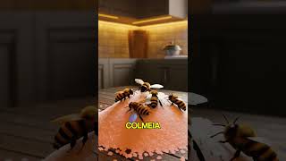 E SE JOGAR SAL EM UMA COLMEIA?? #shorts