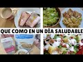 🥗Lo que COMO en un día para BAJAR de PESO🍎