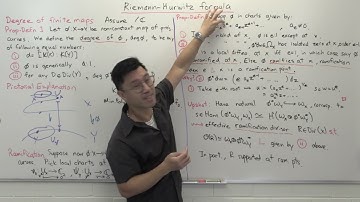 The Riemann Hurwitz formula.