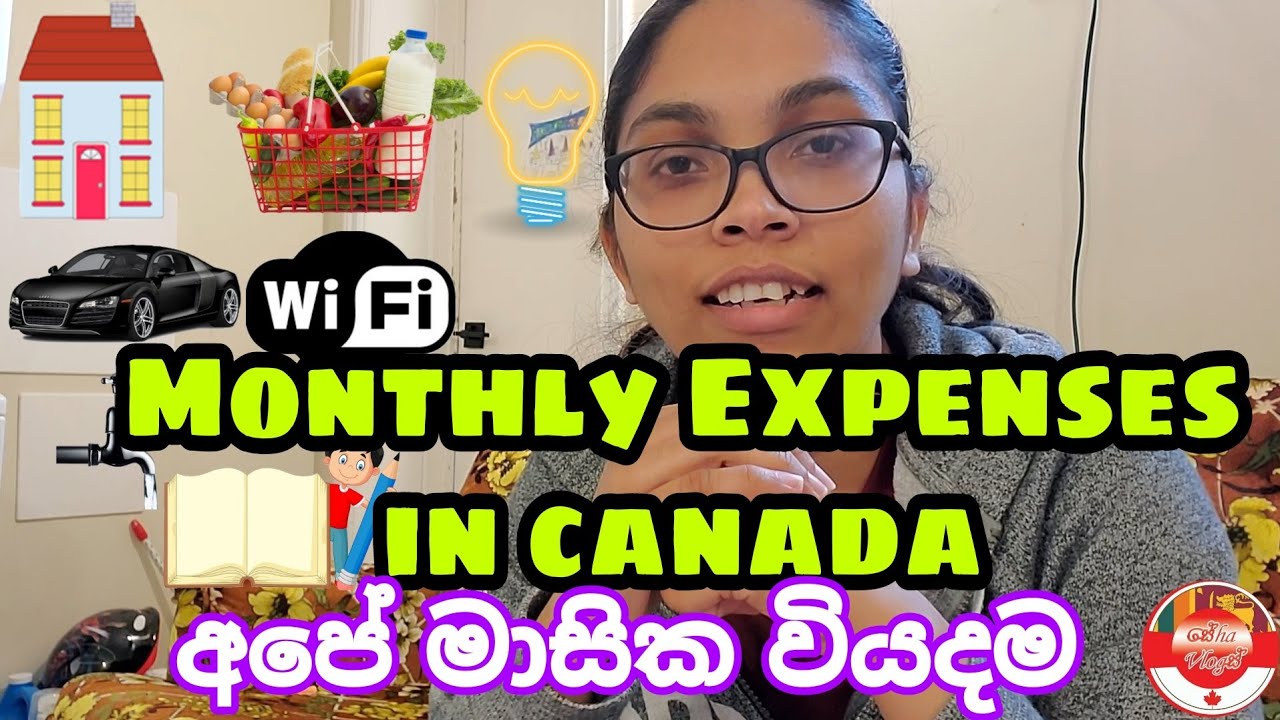 අපේ මාසික වියදම | Monthly Expenses In Canada | Canada Sinhala Vlogs | 