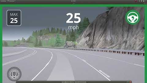 Comma.ai open pilot simulation on CARLA version 1 - Lane detection at different speeds.