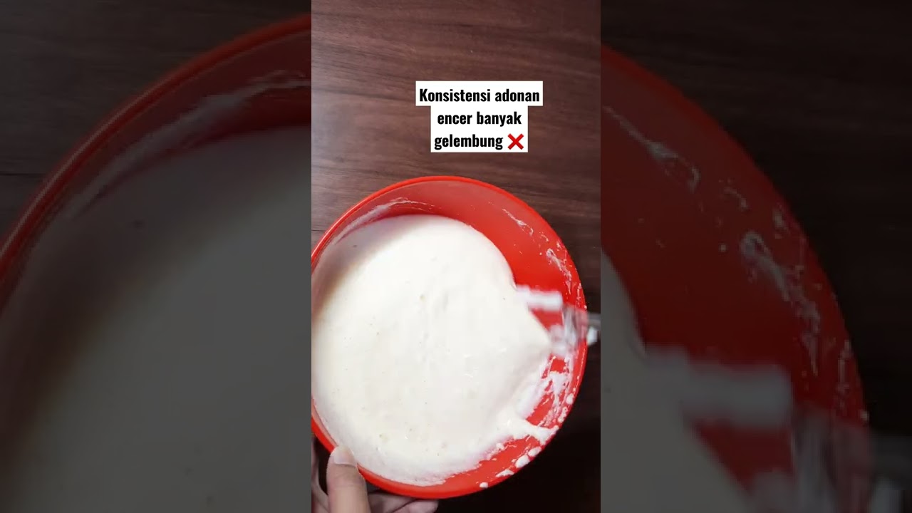 Bisa Jadi Adonan Cake GAGAL Karna ini !!!