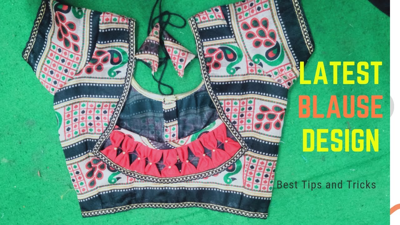 Latest back neck blause design cating and stitching | new back neck ...