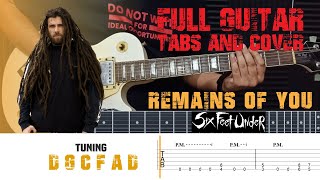 Six Feet Under- Remains of You- Guitar Cover | Screen TAB