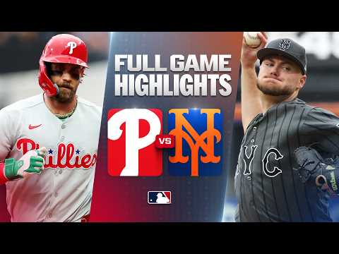 PHILLIES vs. METS: Official Full Game Highlights (June 27) | 2026 MLB Season