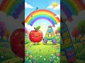 🍎 A for Apple | Song for Kids | Learn Alphabet with Fun | Kids Learning Shorts | Happy Kids Shorts 🌈
