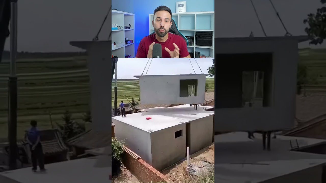 Nuevo Método Rápido y Barato de Construcción de Casas!